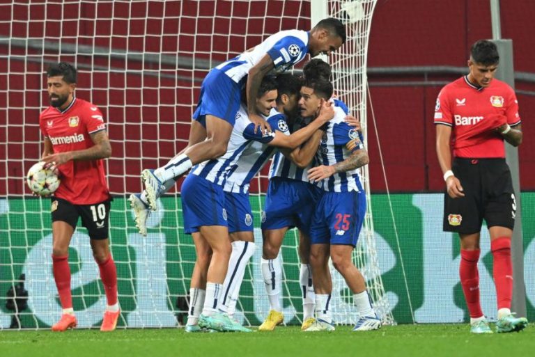 FC Porto vence em Leverkusen e aproxima-se dos oitavos de final