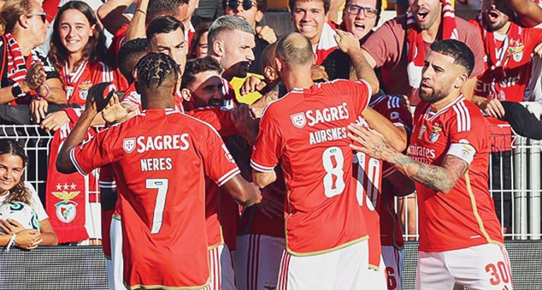Benfica vence Portimonense e está provisoriamente na vice-liderança da I Liga